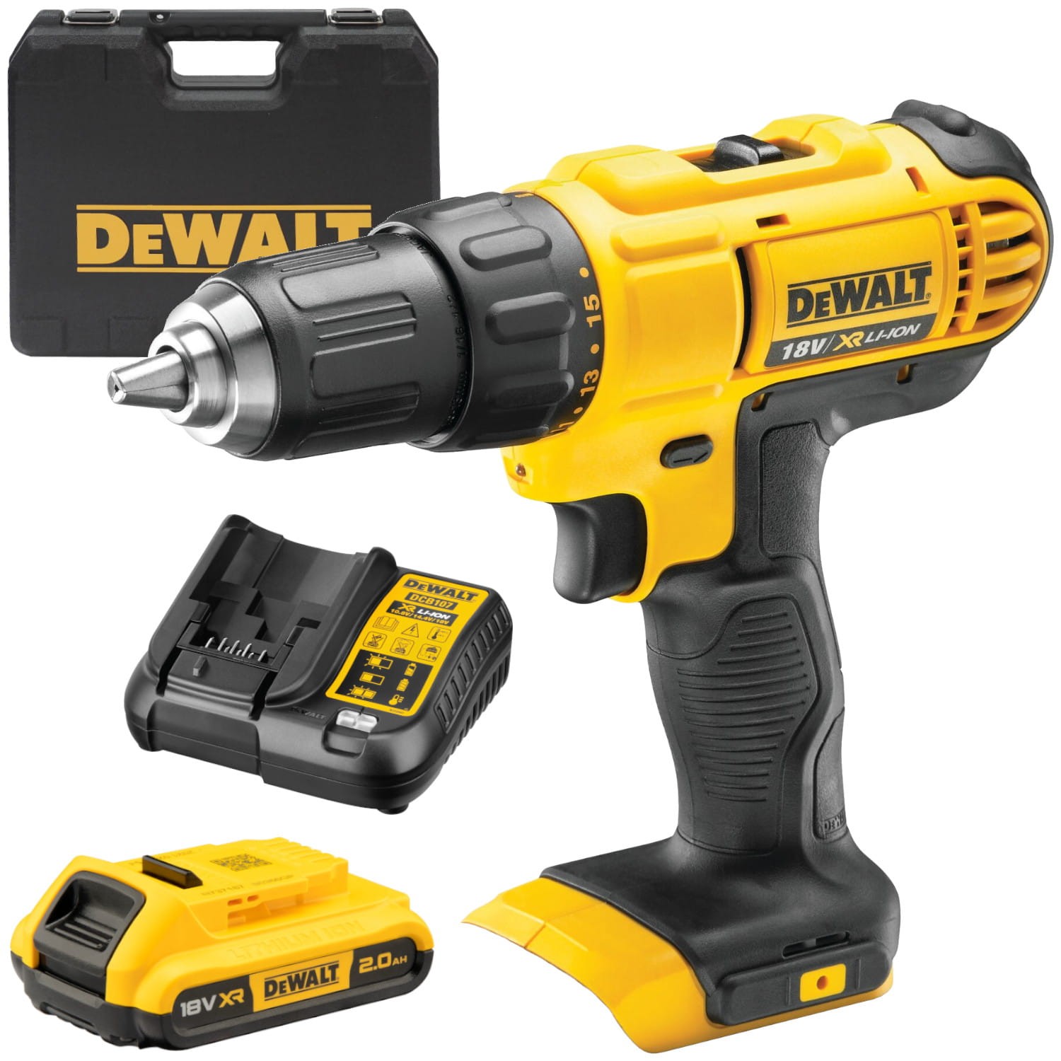 Wiertarko Wkrętarka akumulatorowa 18V 42Nm 1x 2.0Ah walizka DeWALT DCD771D1