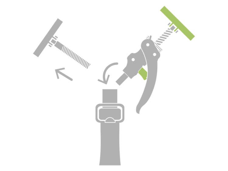 PIHER 34089 Schemat przedłużki sprężynowej ARM+