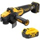 Szlifierka kątowa akumulatorowa 18V 125mm DeWALT DCG416VSN + aku DCB184 5Ah