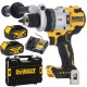 Wkrętarka udarowa 3-biegowa 18V 2x 4Ah ład walizka DeWALT DCD1007M2