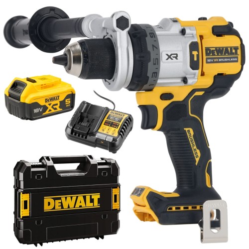 Wkrętarka udarowa 3-biegowa 18V 5Ah ład walizka DeWALT DCD1007P1