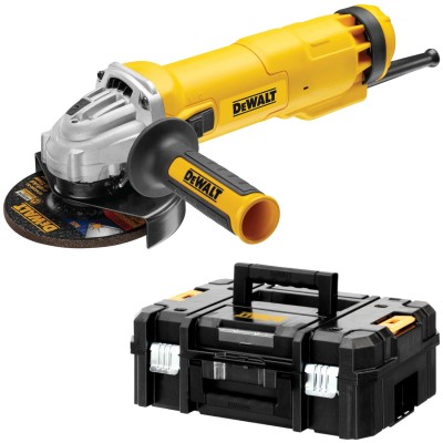 DEWALT DWE4217 Szlifierka kątowa 1200W 125mm sieciowa + Skrzynia TSTAK II