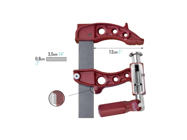 PIHER P60030 rozstaw szczęk