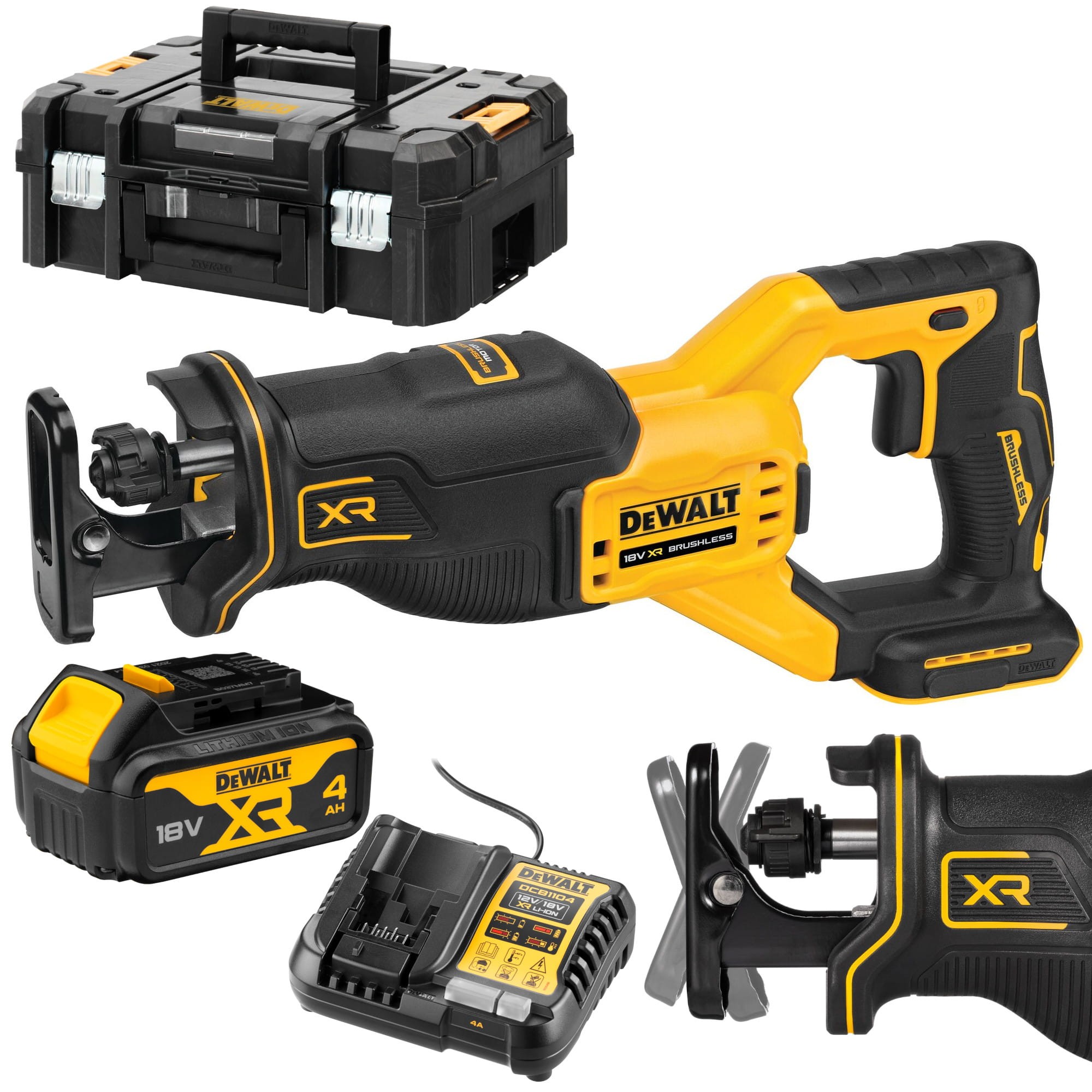 Piła szablasta bezszczotkowa 18V 4Ah ład TSTAK DeWALT DCS382M1