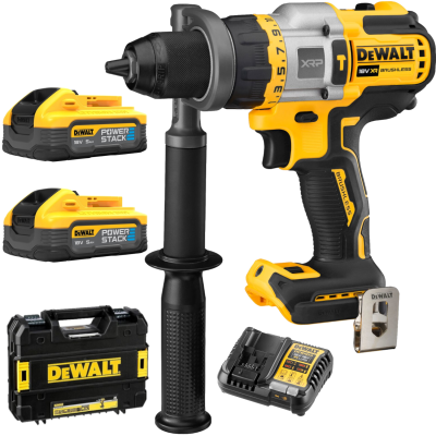 DEWALT Wkrętarka udarowa 18V XR 126Nm DCD999H2 2x5Ah PowerStack Walizka Ład