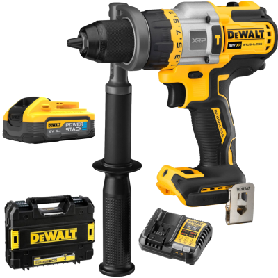 DEWALT Wkrętarka udarowa 18V XR 126Nm DCD999H1 1x5Ah PowerStack Walizka Ład