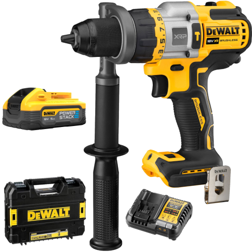 DEWALT Wkrętarka udarowa 18V XR 126Nm DCD999H1 1x5Ah PowerStack Walizka Ład