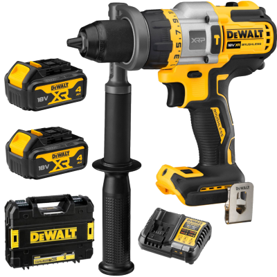 DEWALT Wkrętarka udarowa 18V XR 126Nm DCD999M2 + 2x4Ah + Walizka + Ład