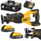 Piła szablasta bezszczotkowa 18V 2x 5Ah PowerStack ład TSTAK DeWALT DCS3822H2