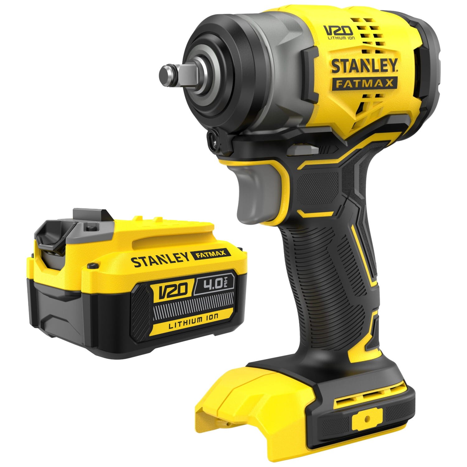 Klucz udarowy 3/8" 18V 223Nm FatMax V20 Stanley SFMCF910B aku 4Ah SFMCB204