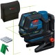 Laser krzyżowy z wiązką zieloną Bosch GCL 12V-50-22 CG