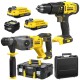 Wkrętarka 18V V20 2x 2Ah STANLEY SFMCD711D2K + młotowiertarka + walizka