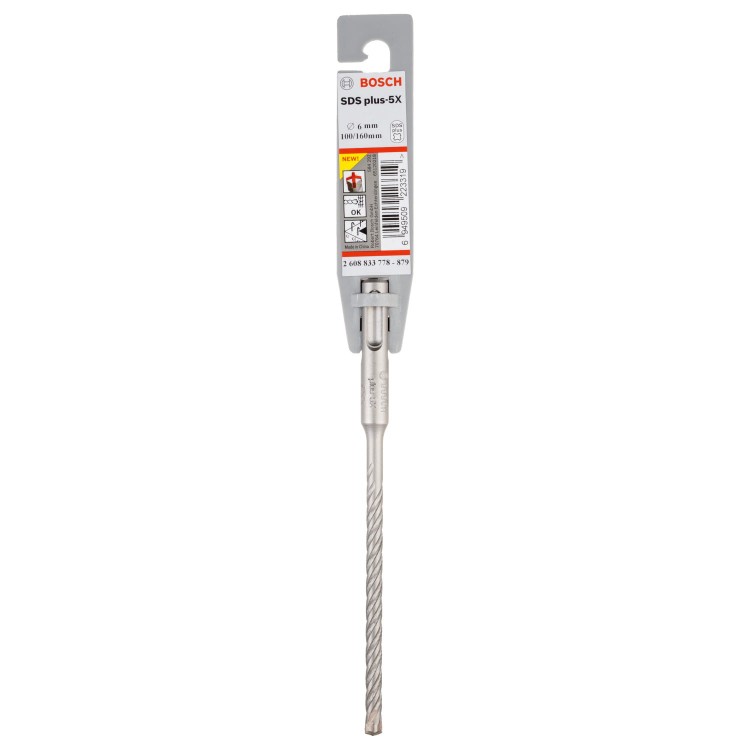 BOSCH 2608833778 Wiertło SDS plus-5X 6 x 100 x 160mm