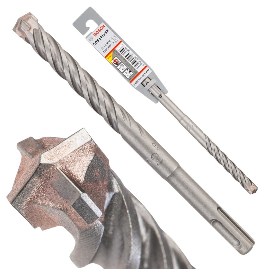 BOSCH 2608833807 Wiertło do betonu, kamienia SDS plus-5X 12/100/160mm 1szt.