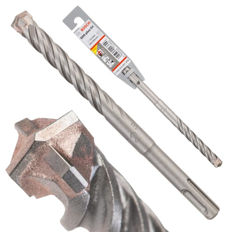 BOSCH 2608833807 Wiertło do betonu, kamienia SDS plus-5X 12/100/160mm 1szt.