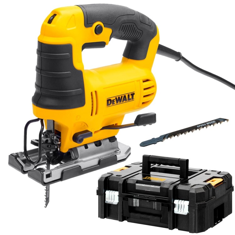 Wyrzynarka sieciowa 650W typ T 6-biegów DeWALT DWE349 + walizka TSTAK