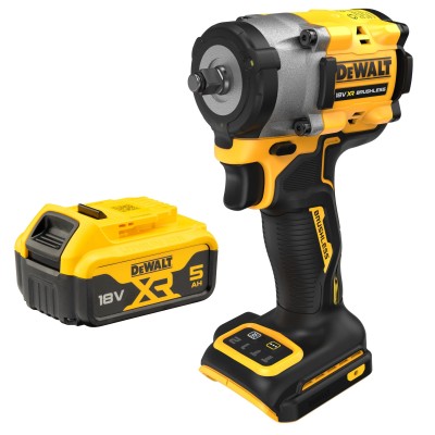 Klucz udarowy akumulatorowy 3/8" 18V XR 610Nm body DeWALT DCF923N + aku 5Ah