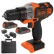 Wiertarko-wkrętarka Multievo 18V 2x1,5Ah walizka Black Decker MT218KB