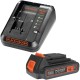 Ładowarka do akumulatorów 14,4V 18V Black Decker BDC1A + aku 2,5Ah BL2518