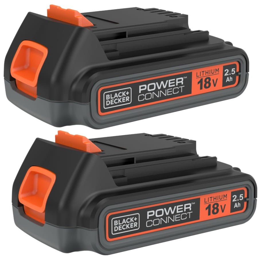 2x Akumulator litowo-jonowy 2,5Ah 18V bateria BLACK DECKER BL2518