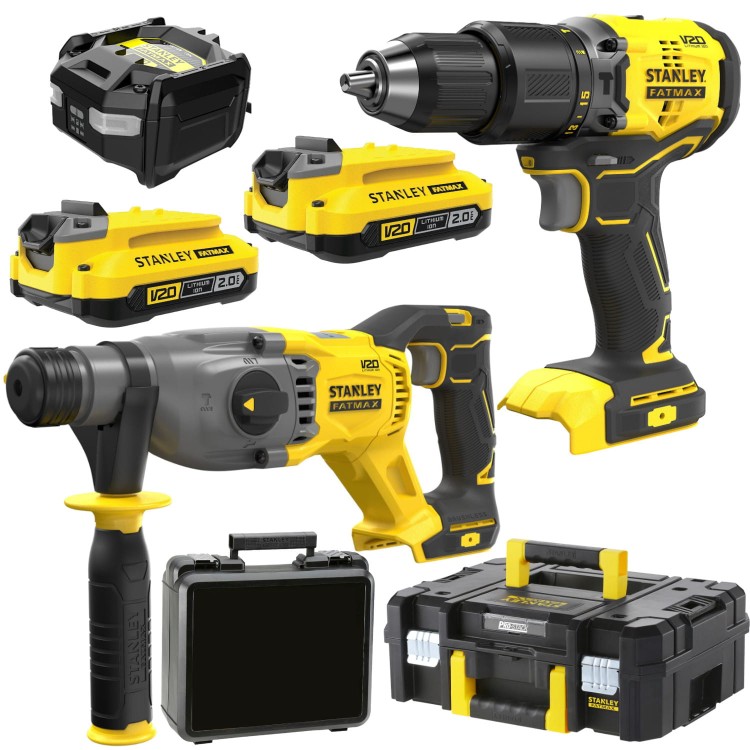 Wkrętarka udarowa 18V 2x 2.0Ah V20 SFMCD715D2K + Młotowiertarka SFMCH900 + walizka