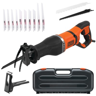 Piła szablasta 750W BLACK DECKER BES301K Walizka + Zestaw brzeszczotów 10e