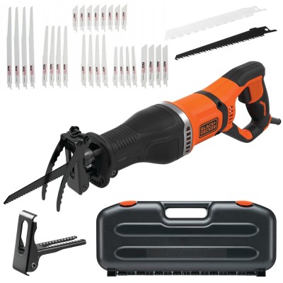 Piła szablasta 750W BLACK DECKER BES301K Walizka + Zestaw brzeszczotów 28e