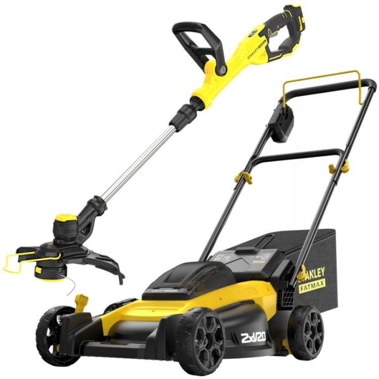 Kosiarka 51cm do trawy 18V V20 Stanley SFMCMW2651B + podkaszarka SFMCST933B