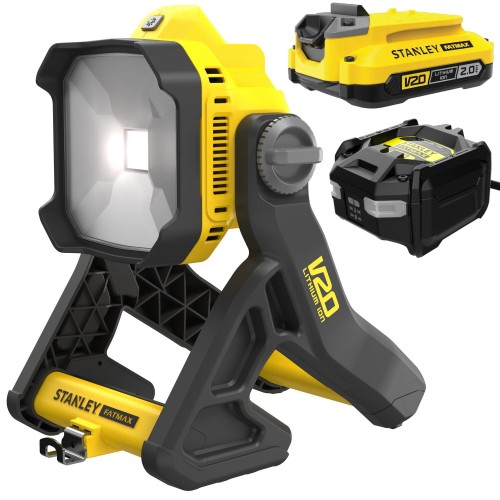 Lampa akumulatorowa LED 1850lm STANLEY SFMCL030B + aku 2Ah + ład