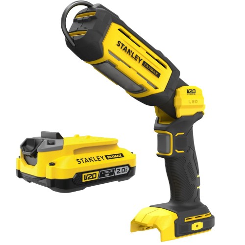 Latarka warsztatowa FatMax 18V STANLEY SFMCL050B + aku 2Ah SFMCB202
