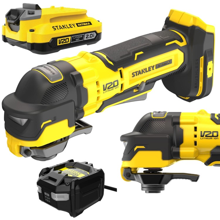 Urządzenie wielofunkcyjne 18V V20 Stanley SFMCE510B + aku 2Ah + ład
