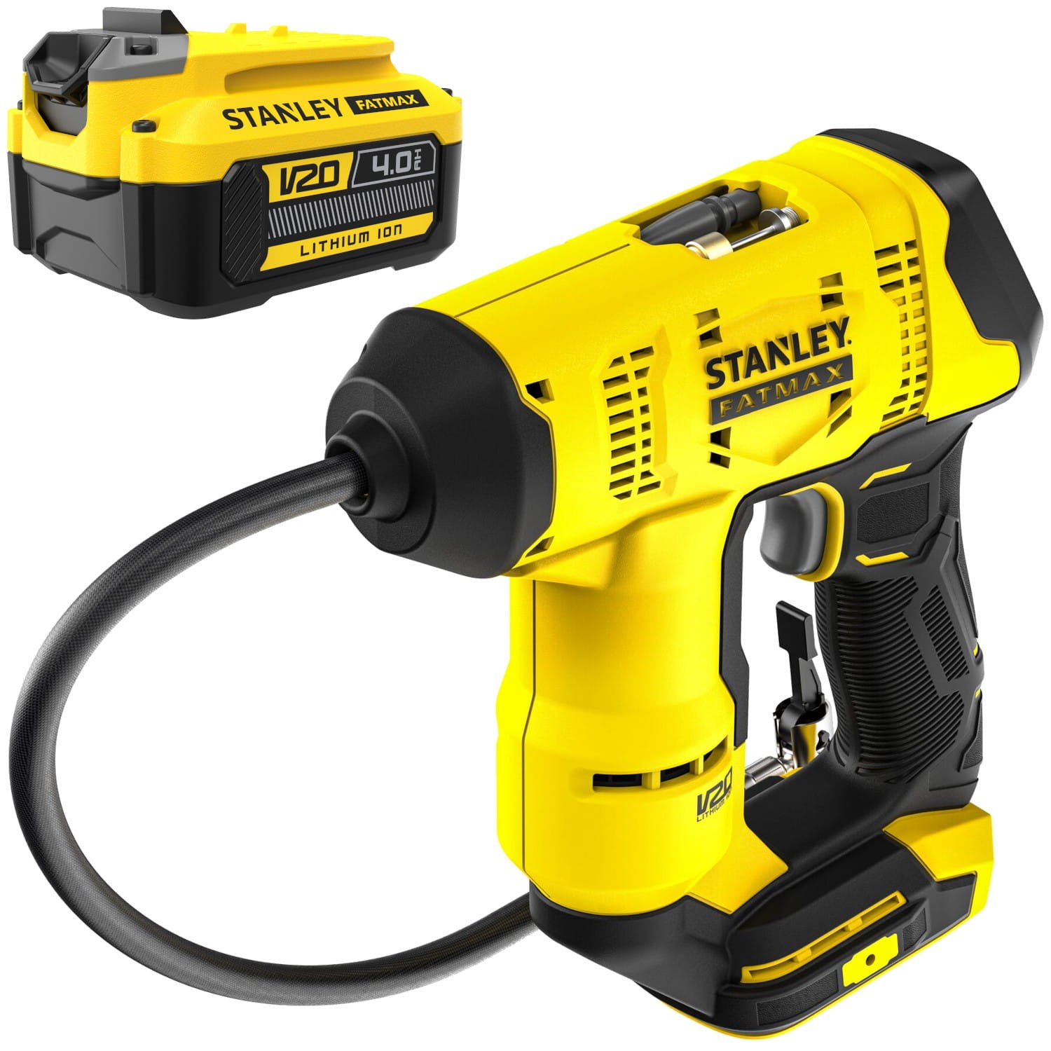 Kompresor akumulatorowy 10,3bar 18V 4,0Ah Stanley V20 SFMCE521