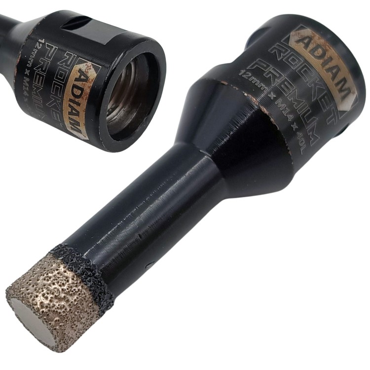 Otwornica koronka do gresu 12mm M14 Rocket Premium Adiam 201373