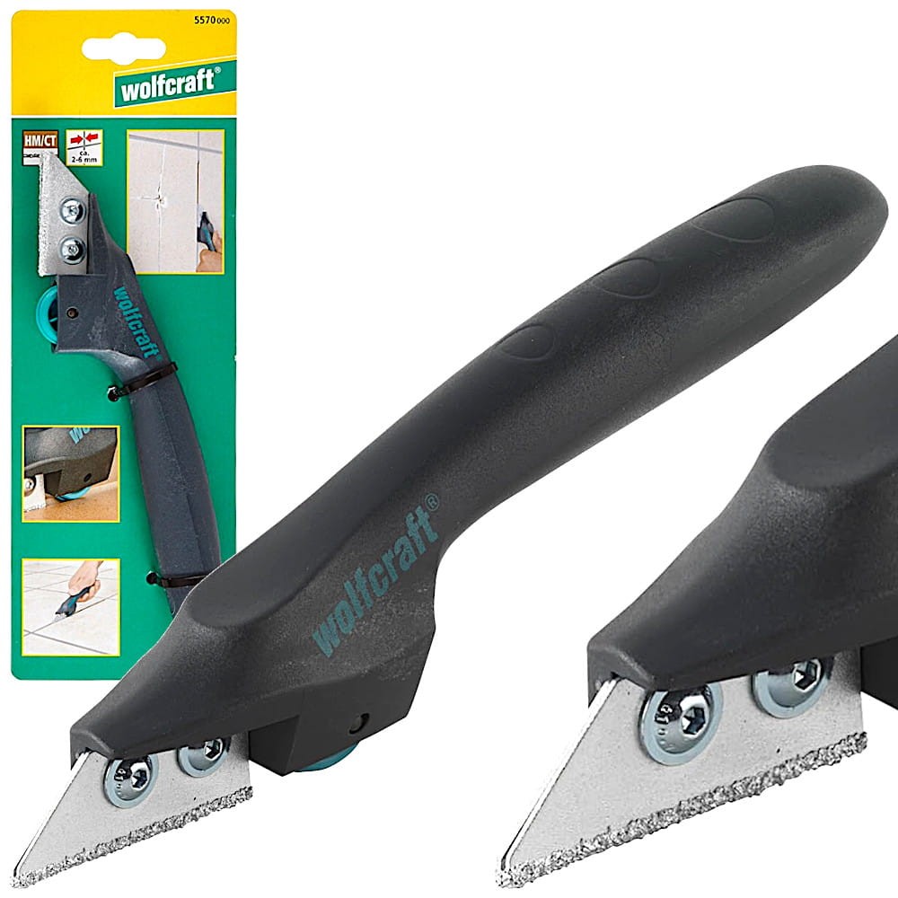 WOLFCRAFT Skrobak do usuwania fug i spoin 2,5 - 6 mm 5570000