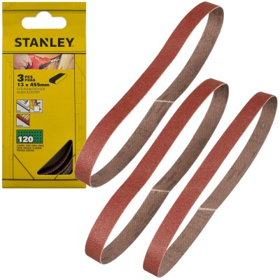 STANLEY STA33381 3x Taśma szlifierska do pilników Black Decker 13x455 gr120