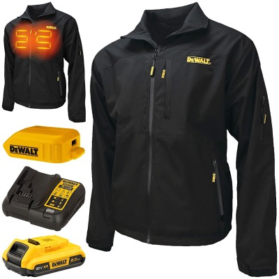 DeWALT Podgrzewana Kurtka robocza softshell 2,0Ah DCHJ090BD1 roz. M