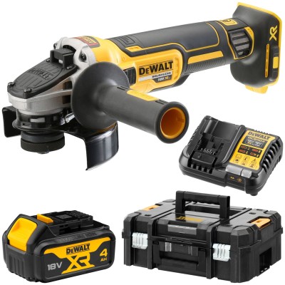DeWALT DCG405 Szlifierka kątowa akumulatorowa 18V 125mm 1x 4,0Ah + TSTAK II