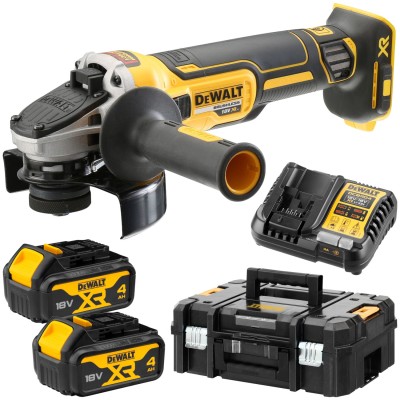 DeWALT DCG405 Szlifierka kątowa akumulatorowa 18V 125mm 2x 4,0Ah + TSTAK II