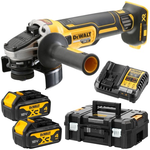 DeWALT DCG405 Szlifierka kątowa akumulatorowa 18V 125mm 2x 4,0Ah + TSTAK II