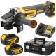 DeWALT DCG405 Szlifierka kątowa akumulatorowa 18V 125mm 2x 4,0Ah + TSTAK II