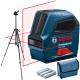 BOSCH GLL 2-10 Laser krzyżowy czerwony 10m + Statyw W260