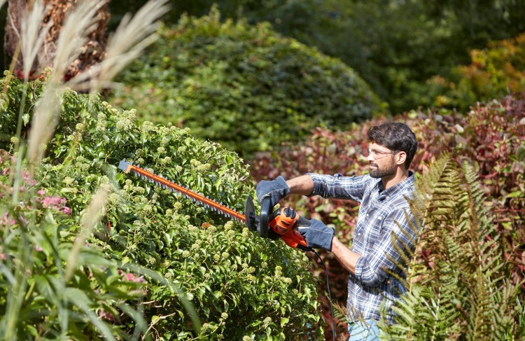 zastosowanie nożyc do żywopłotu 550W BLACK DECKER BEHTS401