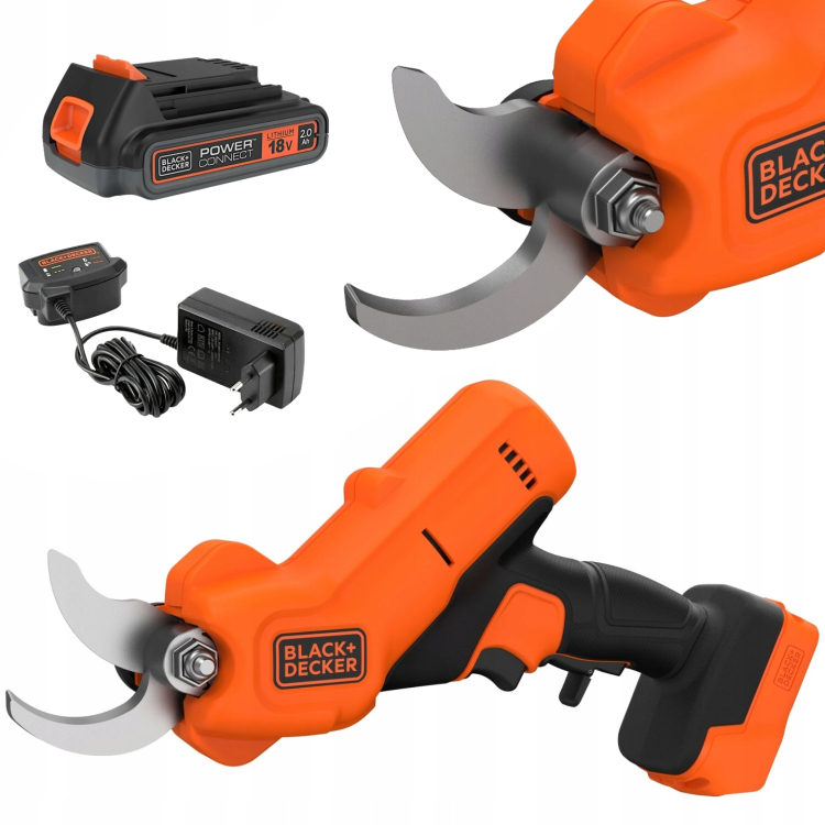 BLACK DECKER Sekator akumulatorowy 18V 25mm BCPP18D1 2Ah Ład
