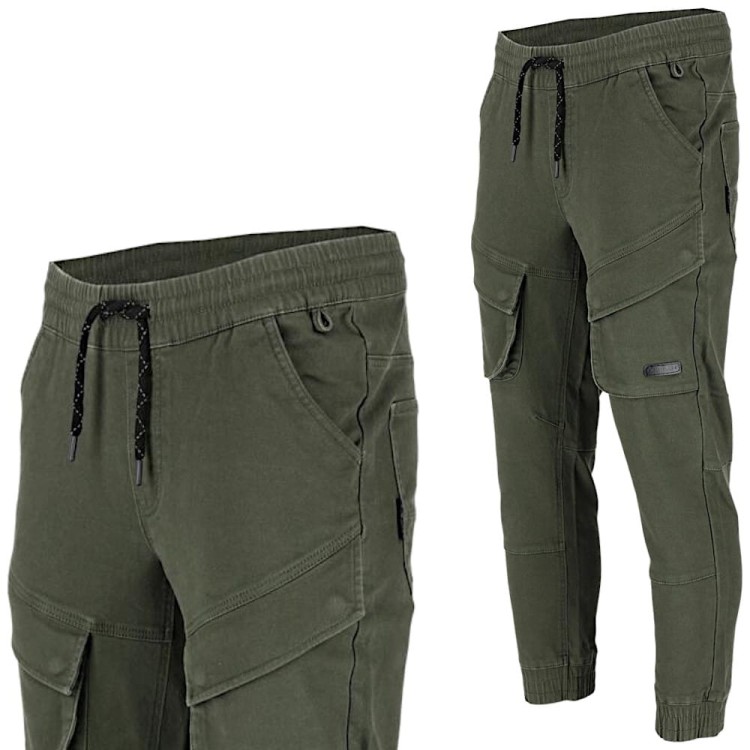 LAHTI PRO Spodnie robocze joggery zielone L40537