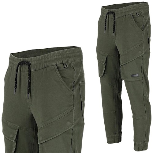 LAHTI PRO Spodnie robocze joggery zielone L40537