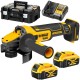 Szlifierka kątowa 125mm 18V 2x 5,0Ah TSTAK DeWALT DCG409