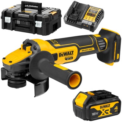 Szlifierka kątowa 125mm 18V 1x 4,0Ah TSTAK DeWALT DCG409