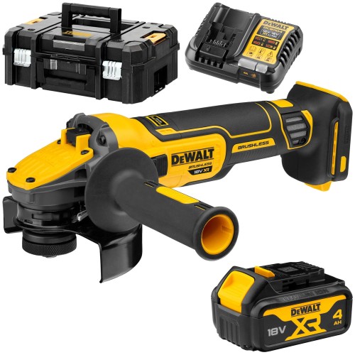 Szlifierka kątowa 125mm 18V 1x 4,0Ah TSTAK DeWALT DCG409