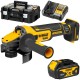 Szlifierka kątowa 125mm 18V 1x 4,0Ah TSTAK DeWALT DCG409
