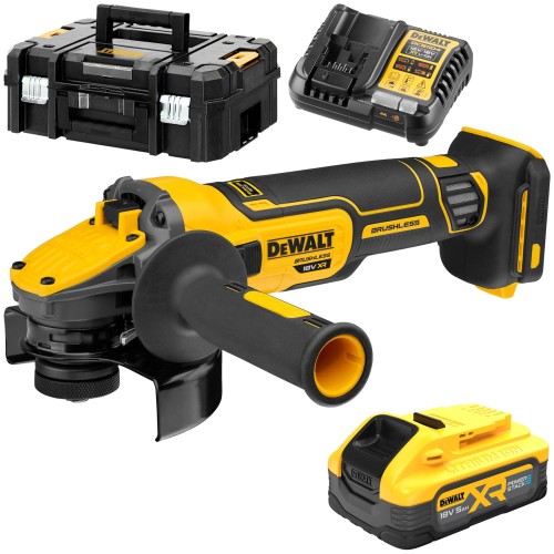 Szlifierka kątowa 125mm 18V 1x 5,0Ah POWERSTACK TSTAK DeWALT DCG409